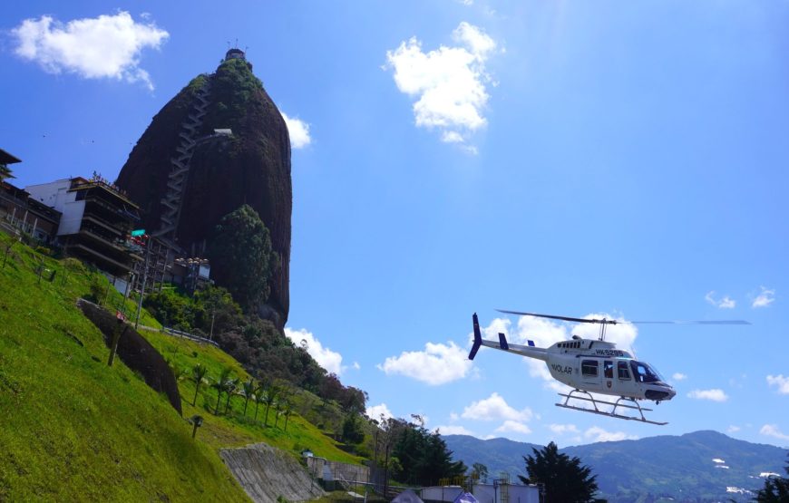 Desde Guatapé – HELICÓPTERO PREMIUM INDIVIDUAL (COMPARTIDO)
